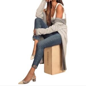 Agolde Toni Mid Rise Straight Distressed Ankle‎ Landmark Jeans Size 26 New!